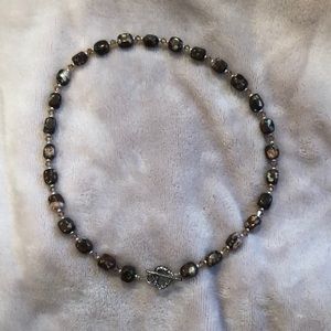 Woman’s handmade necklace